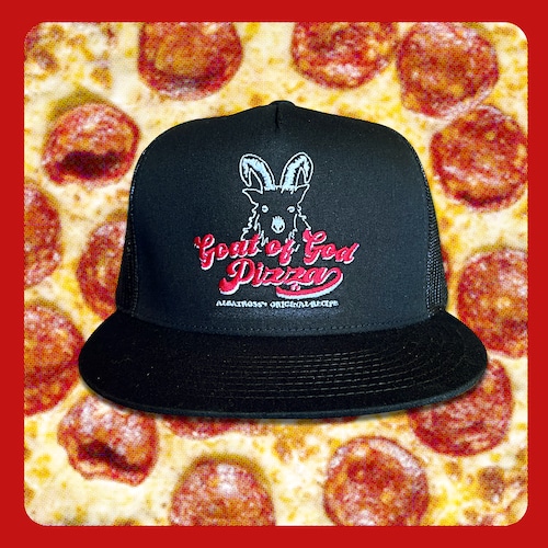 【HAMG】ハング GOAT OF GOD PIZZA Mesh Cap メッシュキャップ (受注予約商品)