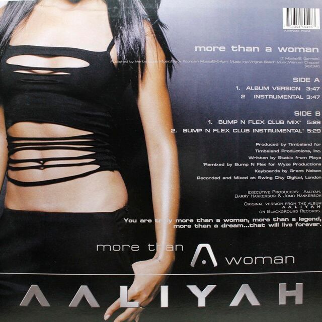 Aaliyah / More Than A Woman [VUSTF230] - 画像2