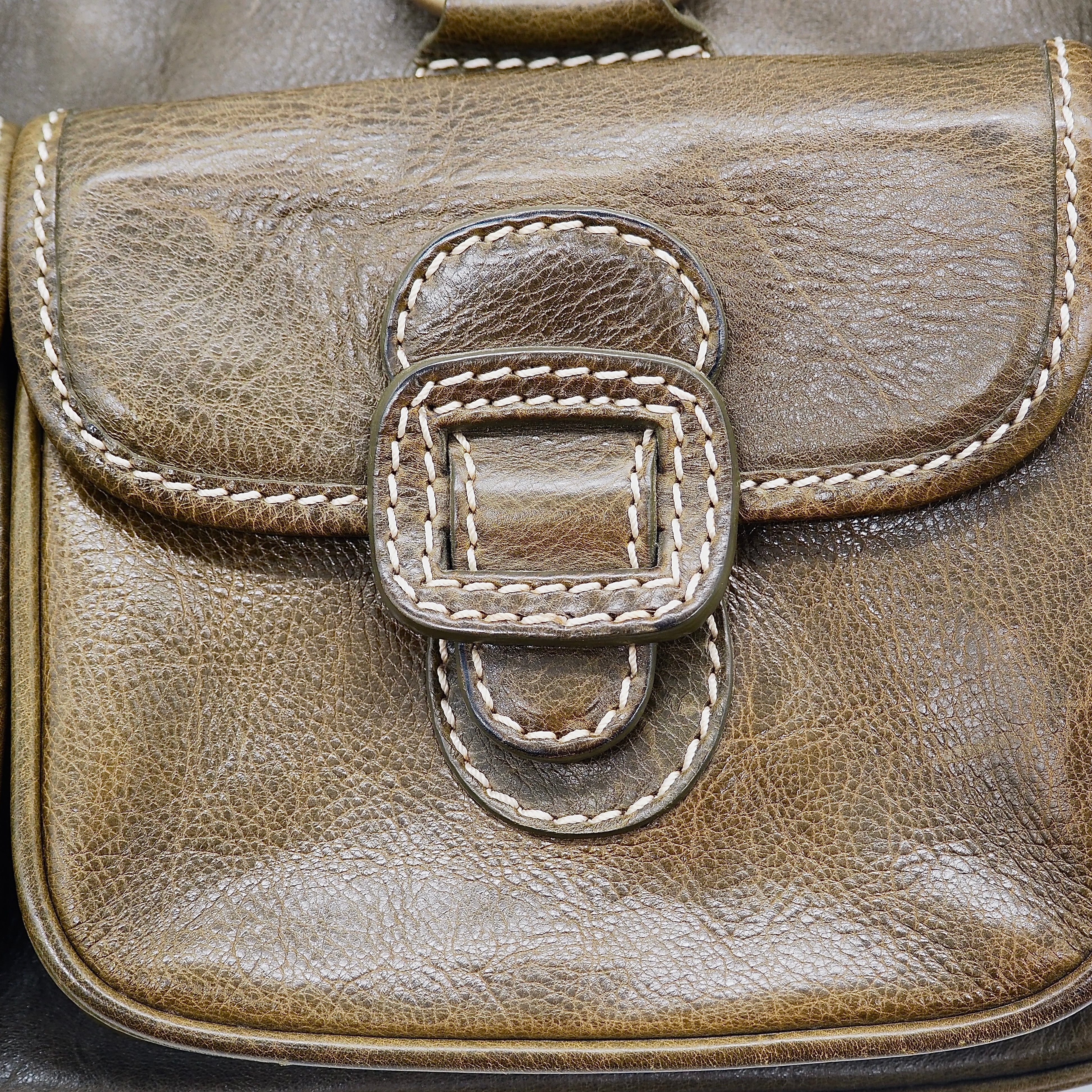 セドバン2さん 専用 CELINE セリーヌ マカダムダブルポケットリンク ハンドバッグ レザー