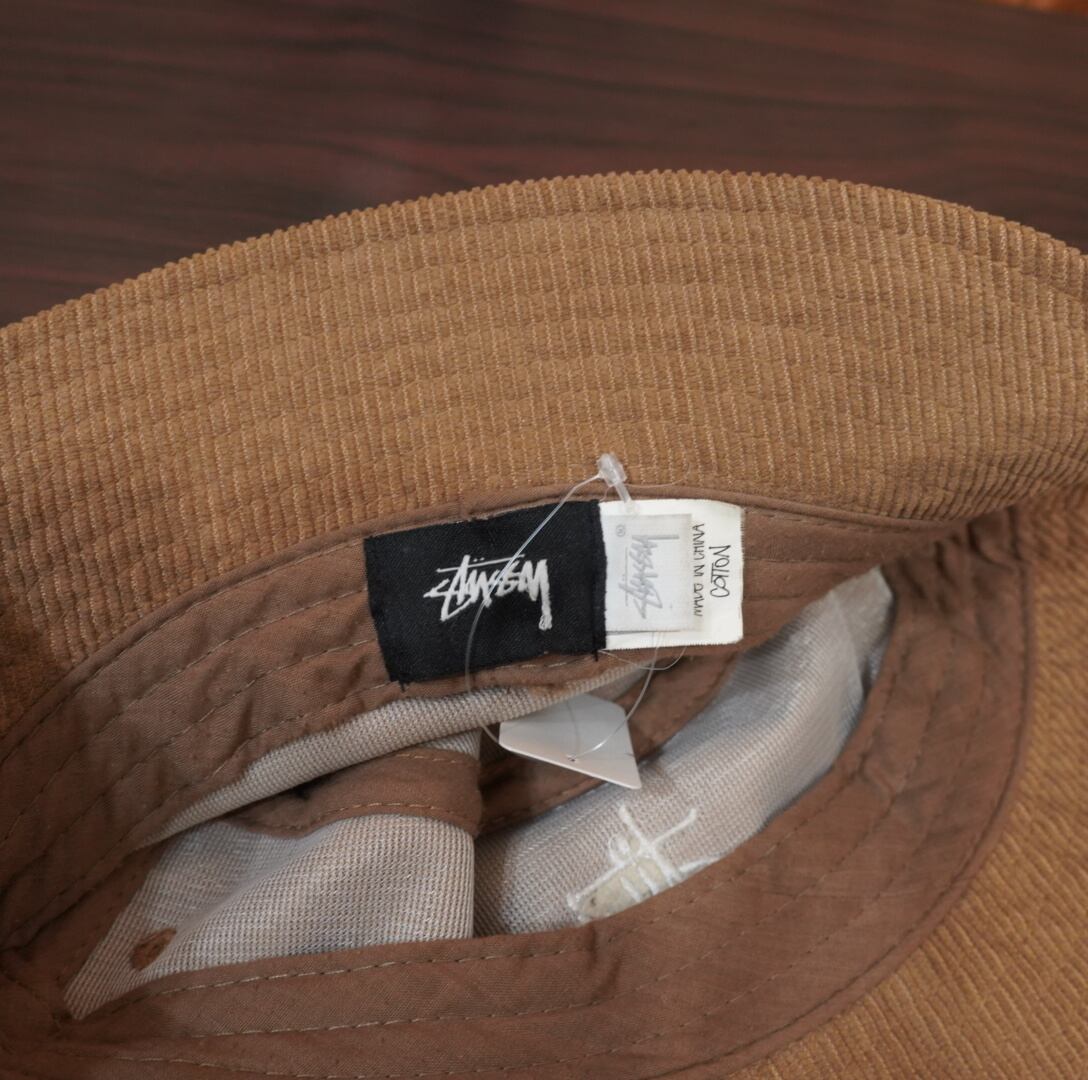 stussy バケットハット コーデュロイ 59cm位/ステューシー 帽子 | 古着