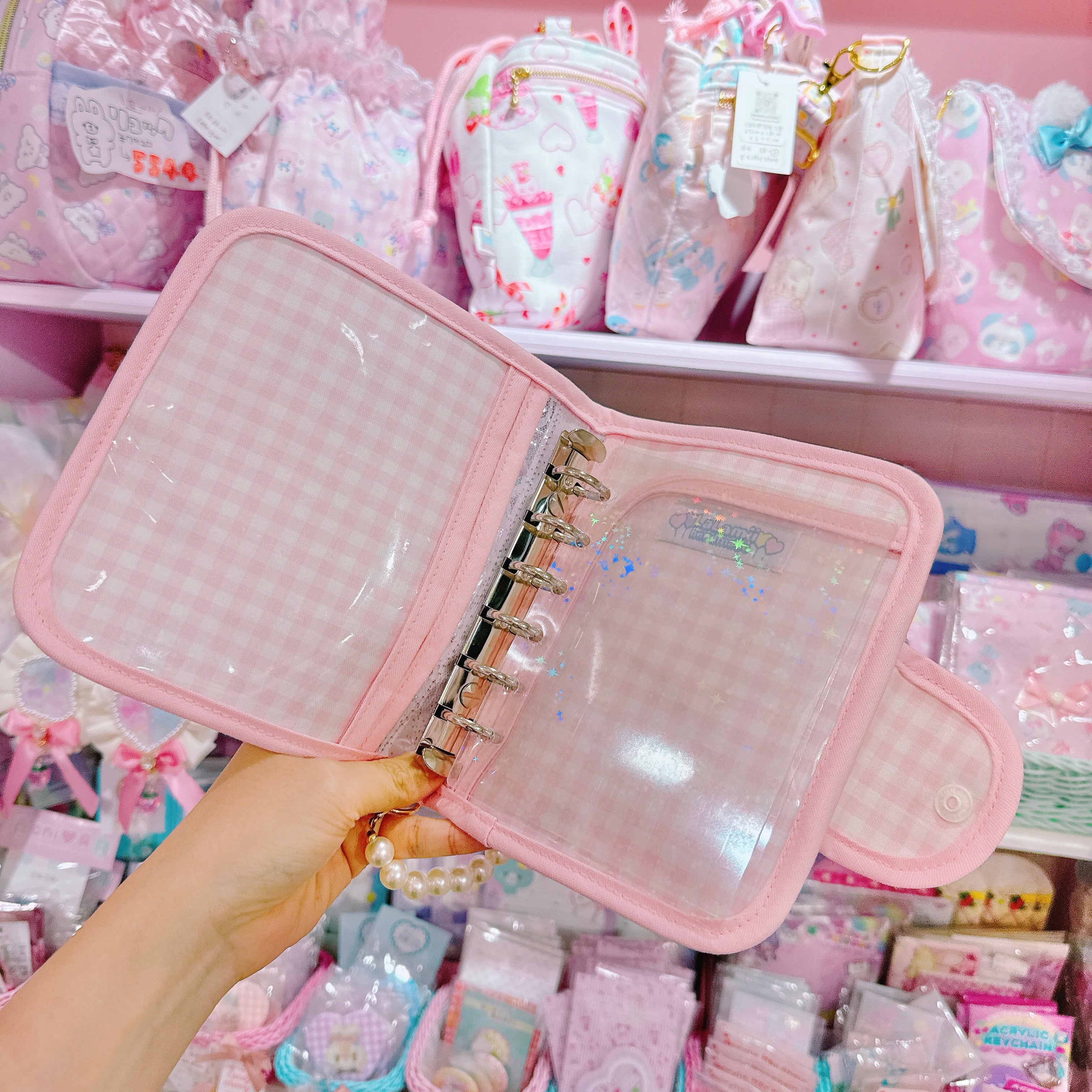 【E3】95-3 6穴シール帳（リフィル付き）