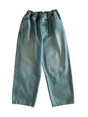 COMFORTABLE REASON / FADE STRAIGHT DENIM - SAND BLUE