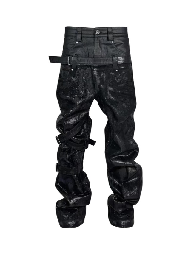 【ATANOTHINGNESS】WASHED ARMOR PANEL ZIP HOODIE