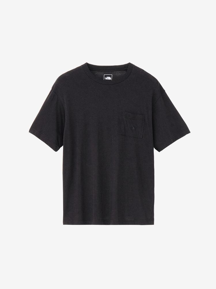 THE NORTH FACE (ザノースフェイス) スモールロゴポケットティー (K) ブラック NT32547