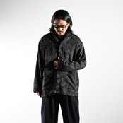 INTERIM(インテリム)TEXTURED DONEGAL BOUCLÉ DEADSTOCK HYPER BIG FLY FRONT SHIIRTS JACKET