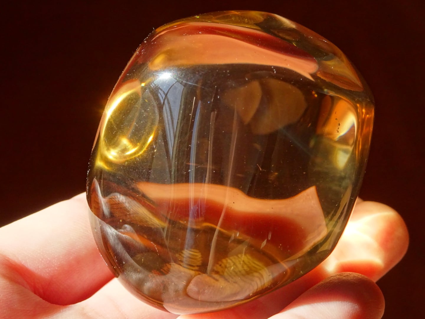 テンペストクォーツ（パキスタン産ブラックトルマリン＆リモナイトin