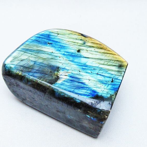 ラブラドライト 原石 一点物 181-4372