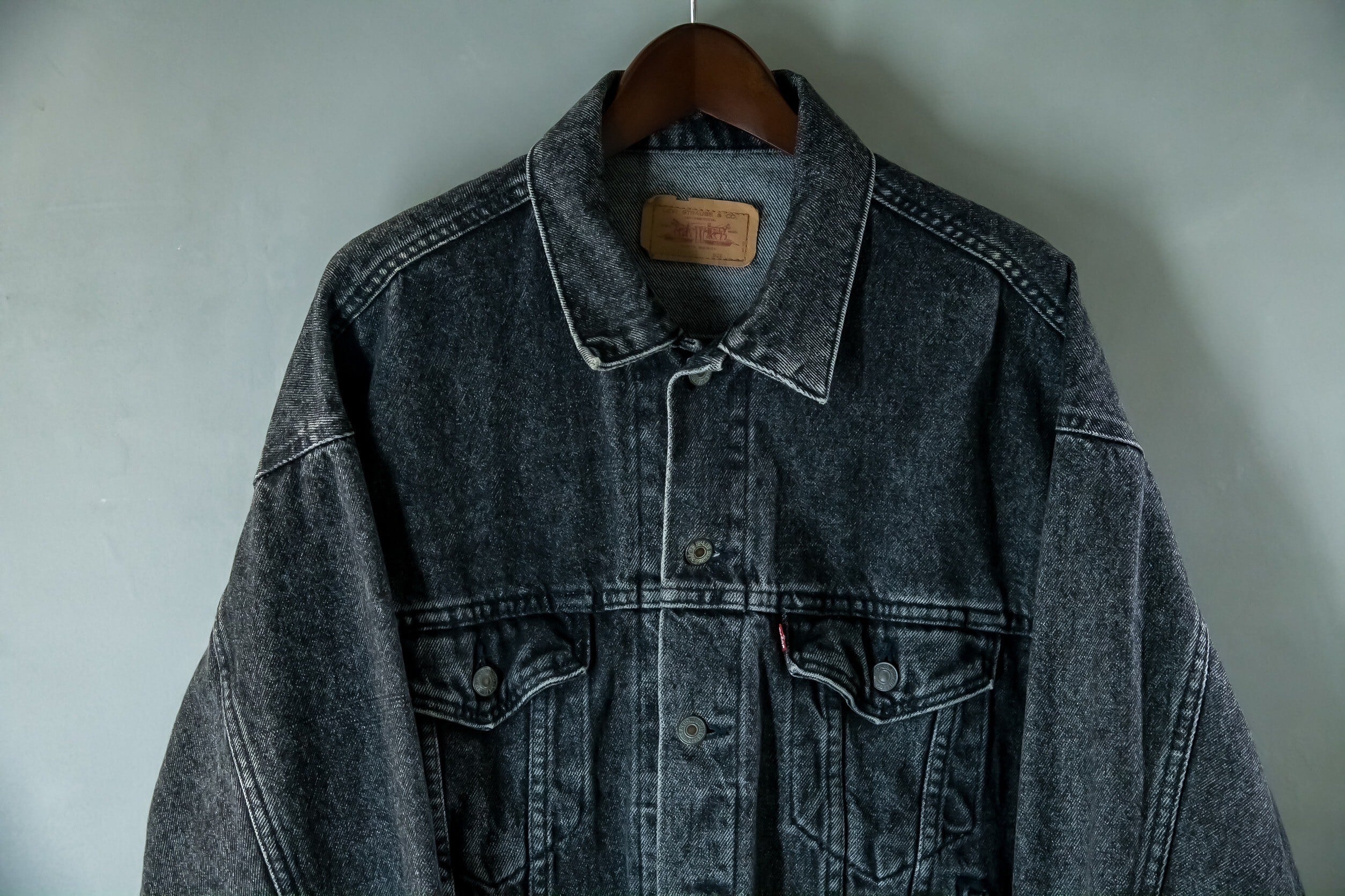 levis 70507-4858 先染めブラックデニムジャケット | NOUVEL des HIOC