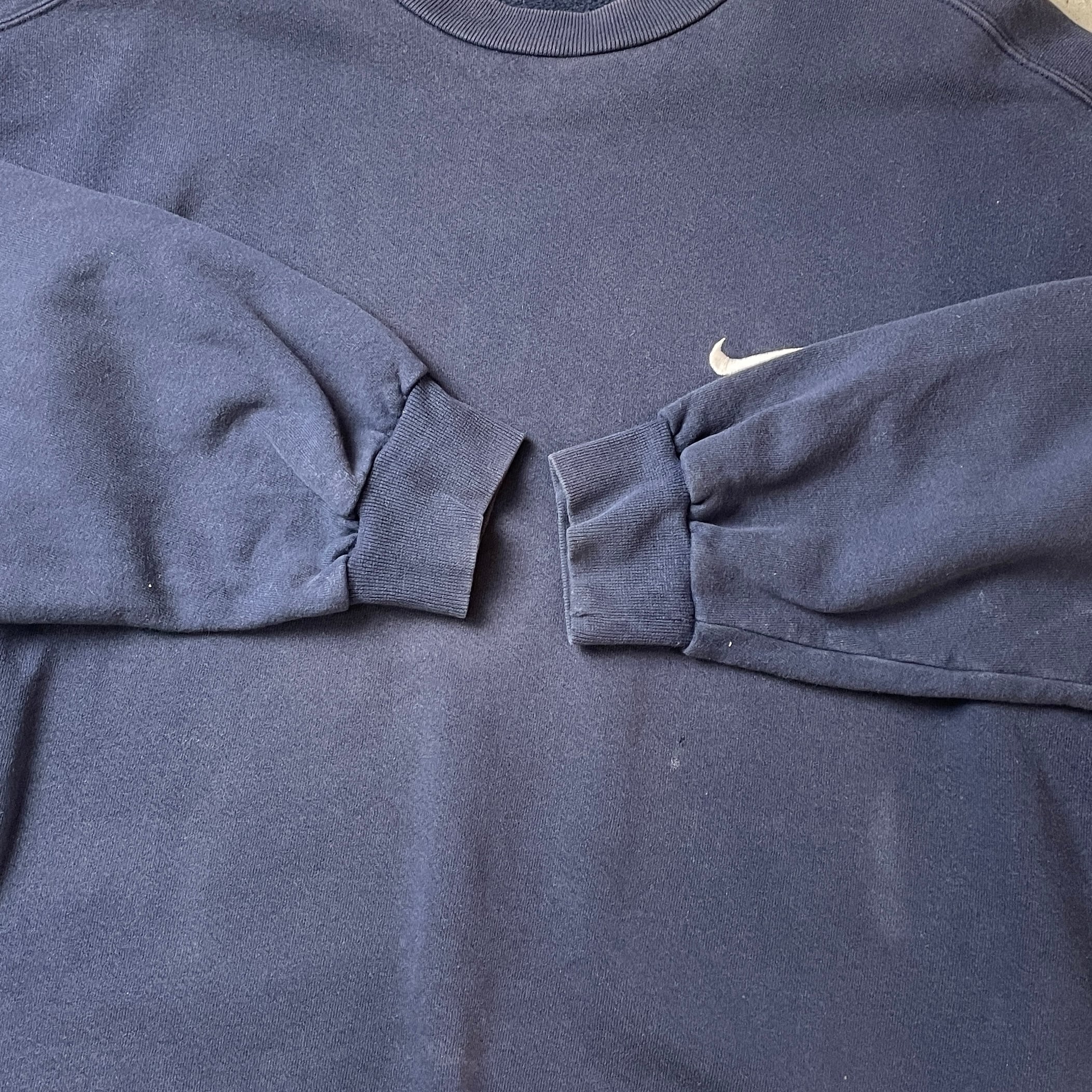 トルコ製 00年代 NIKE ナイキ スウォッシュ ロゴ刺繍 スウェットシャツ