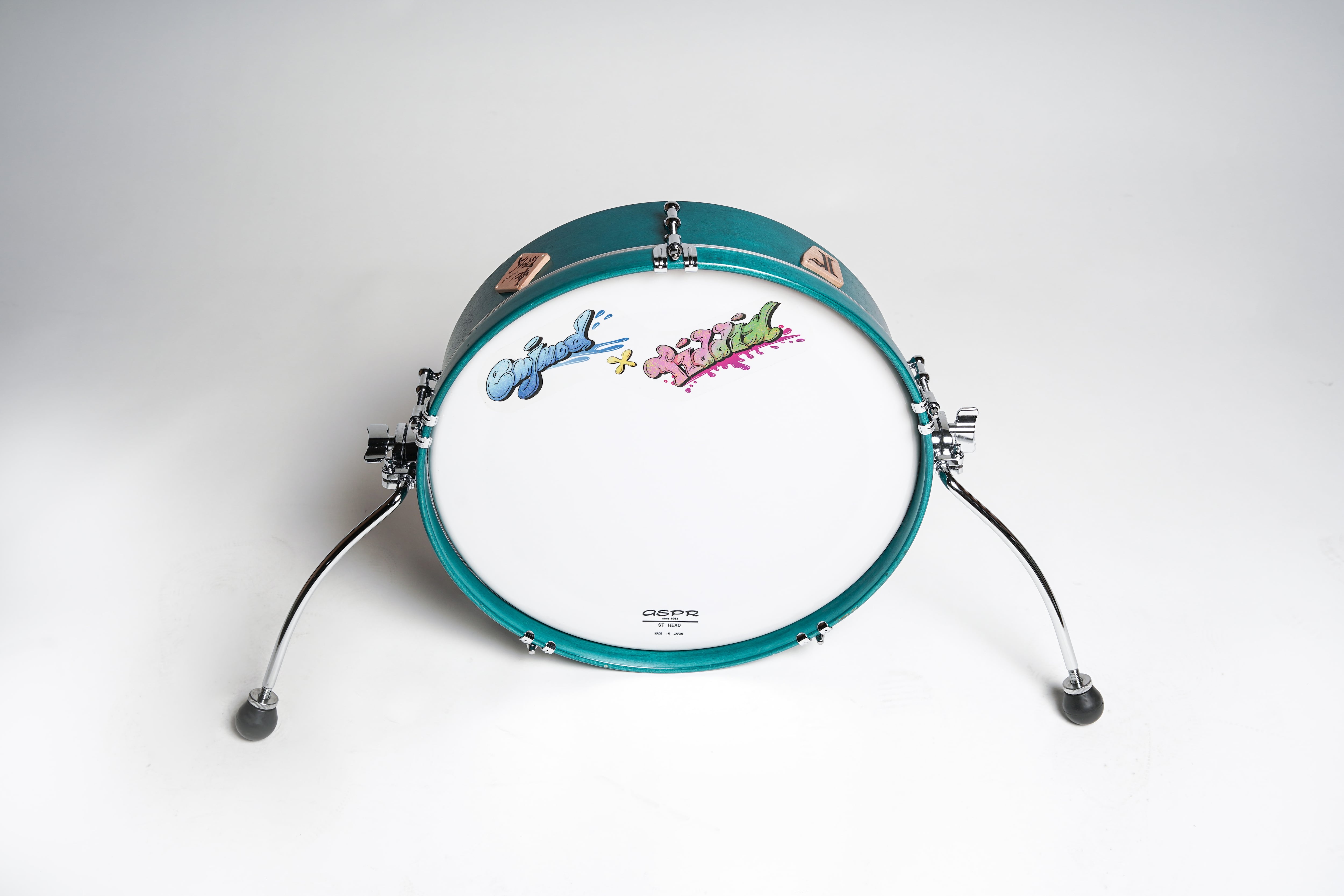 emjmod x riddim. Maple 10ply / 16"x4" Single Head Bass Drum（受注生産）