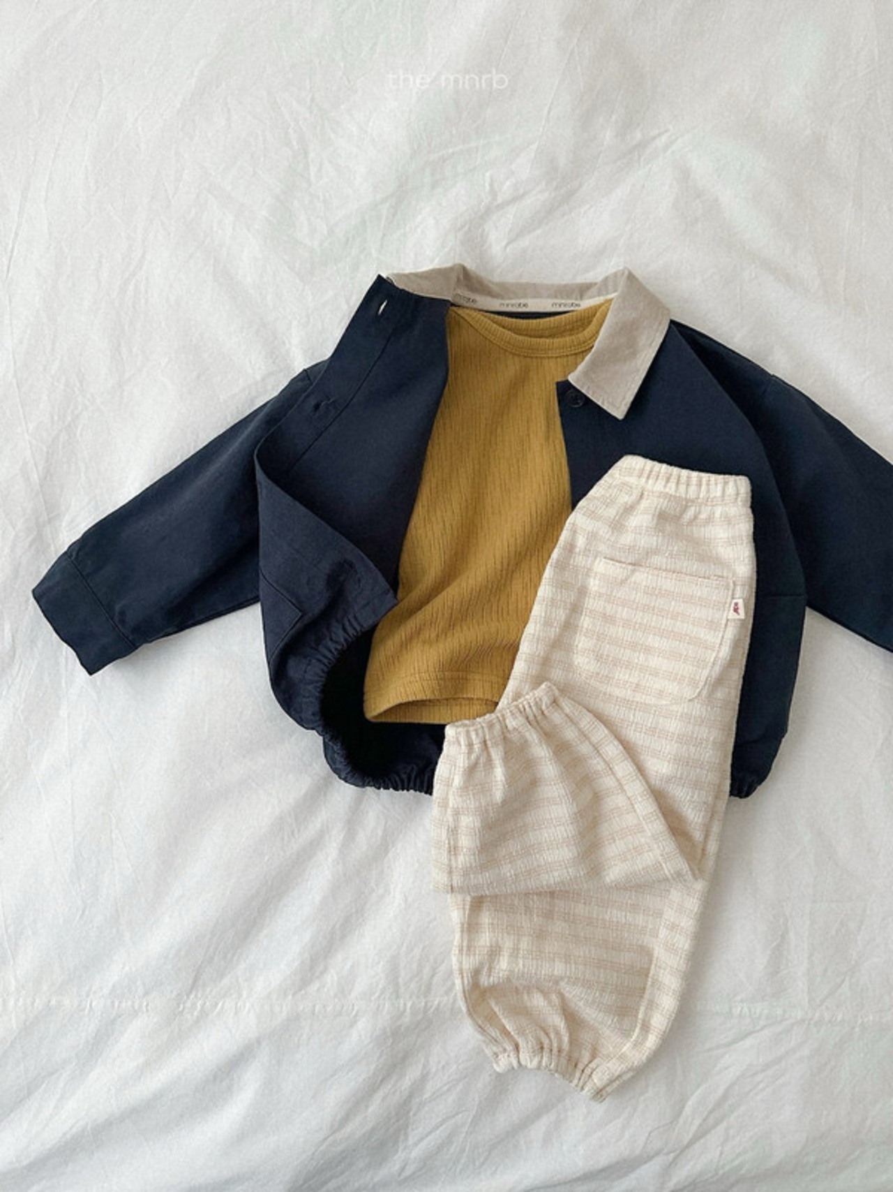韓国子供服 / minirobe / 26Autumn / ストライプジョガーパンツ / 秋服 *S~XL*