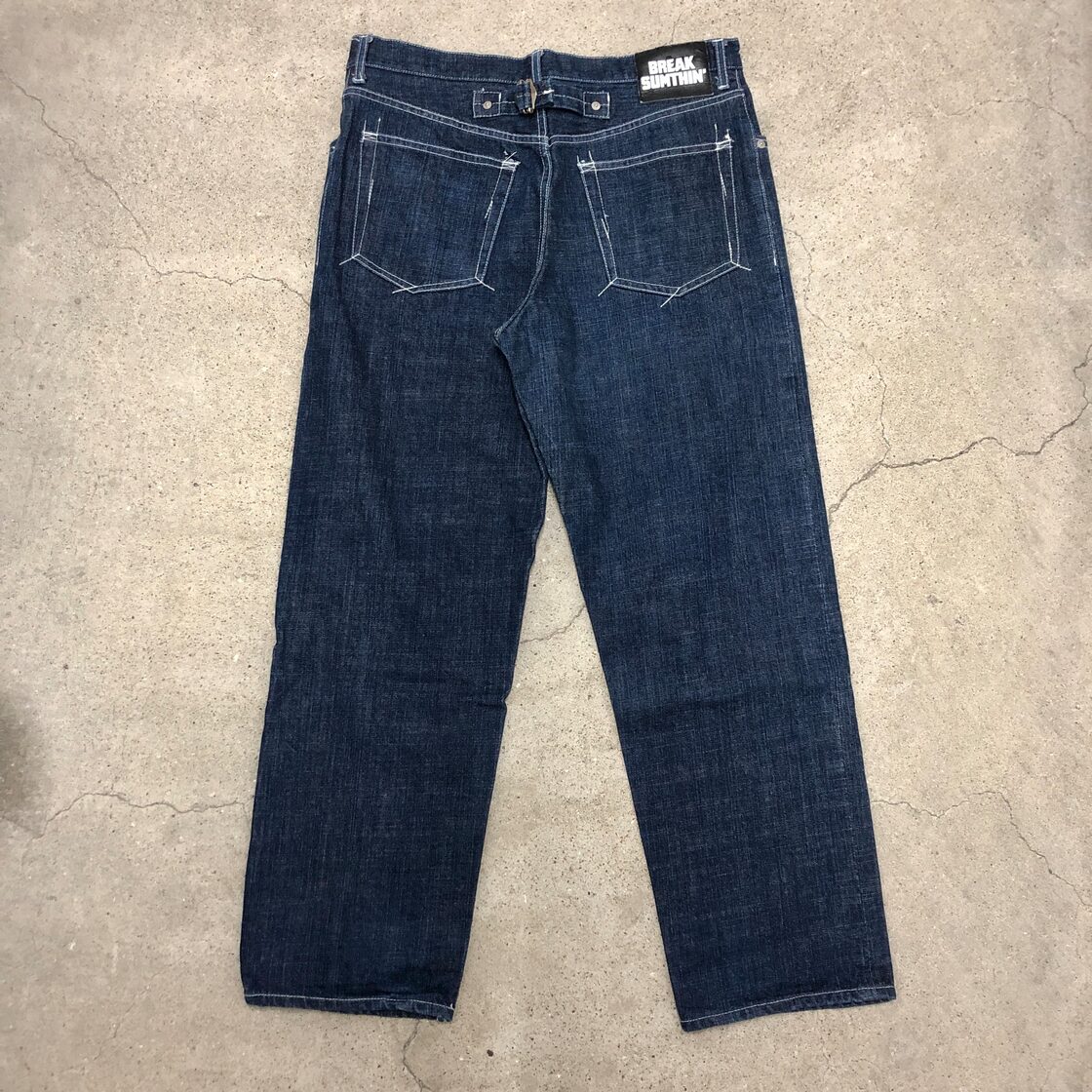 REVOLVER/Denim pants/42/デニムパンツ/シンチバック/セルビッチ/赤耳 