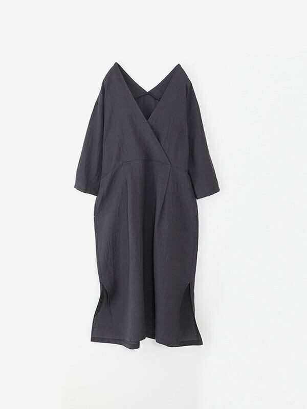 evam eva”リネンワンピース・スミクロ 【公式通販】