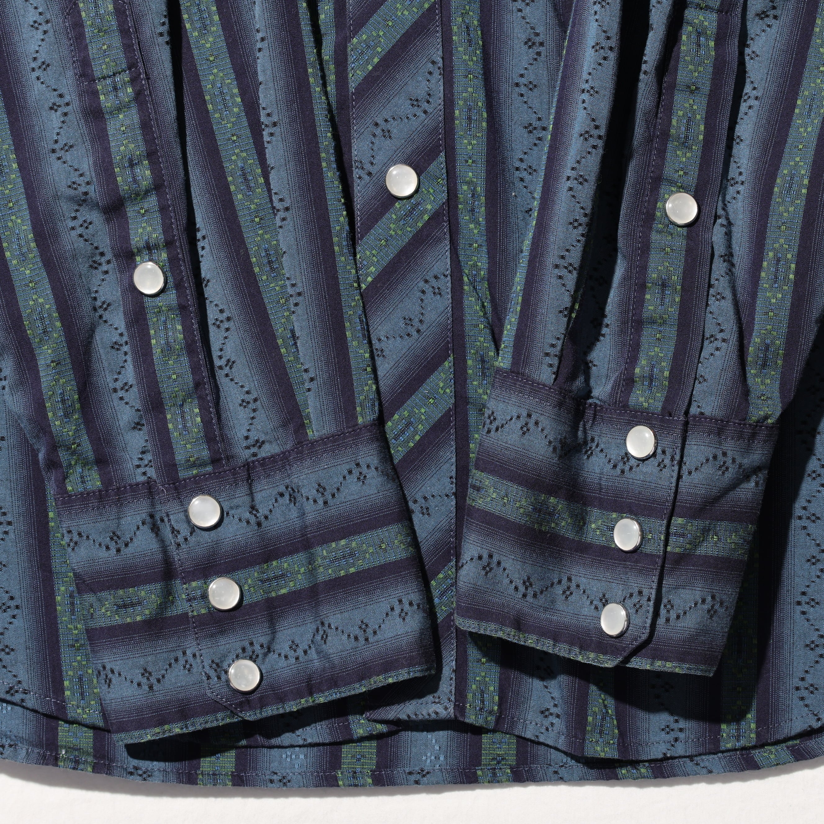 Mint L 06年 Rhythm Highball Snap Shirt Patagonia ネイティブ織柄