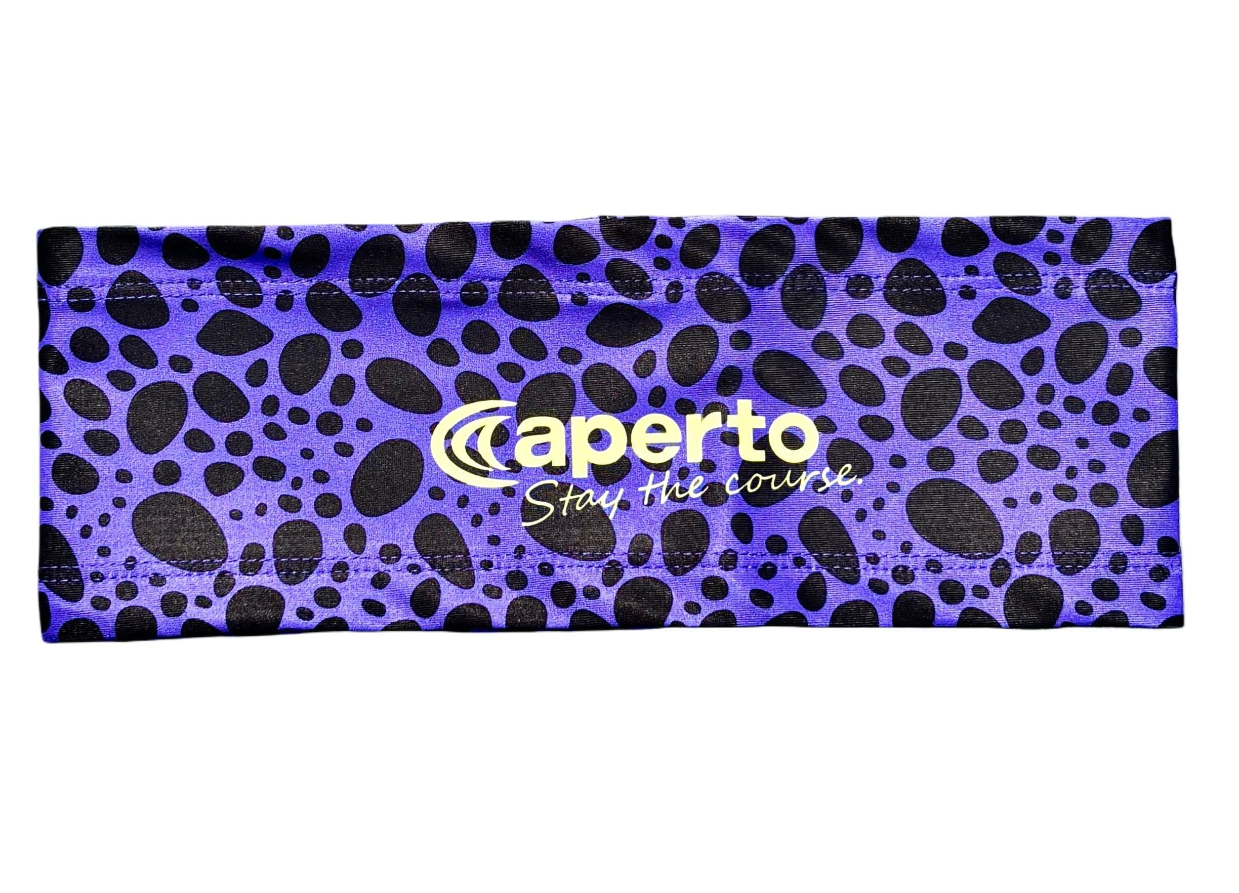 AP325029】ヘッドバンド ランダムドット パープル（フリーサイズ