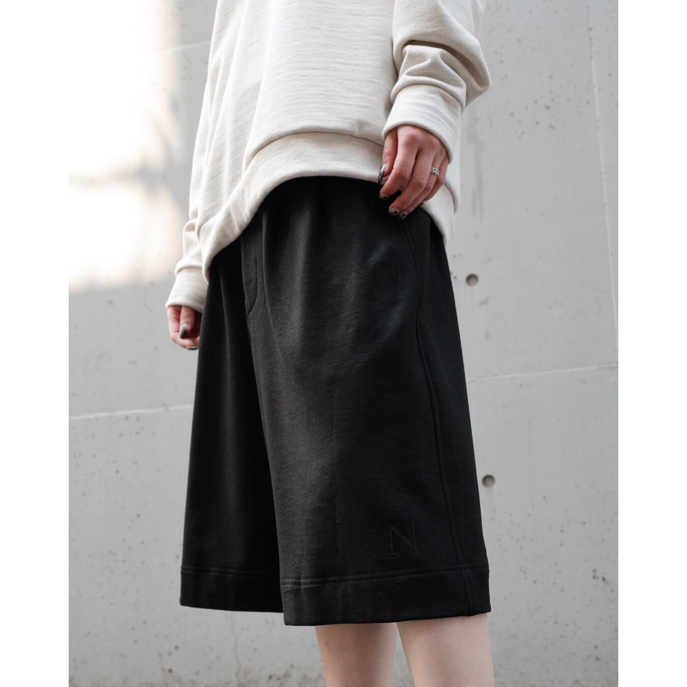 Nomàt] (ノマット) 25SS N-P-15 Short Pants（Black Paint） | Clique