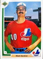 MLBカード 91UPPERDECK Mark Gardner #663 EXPOS