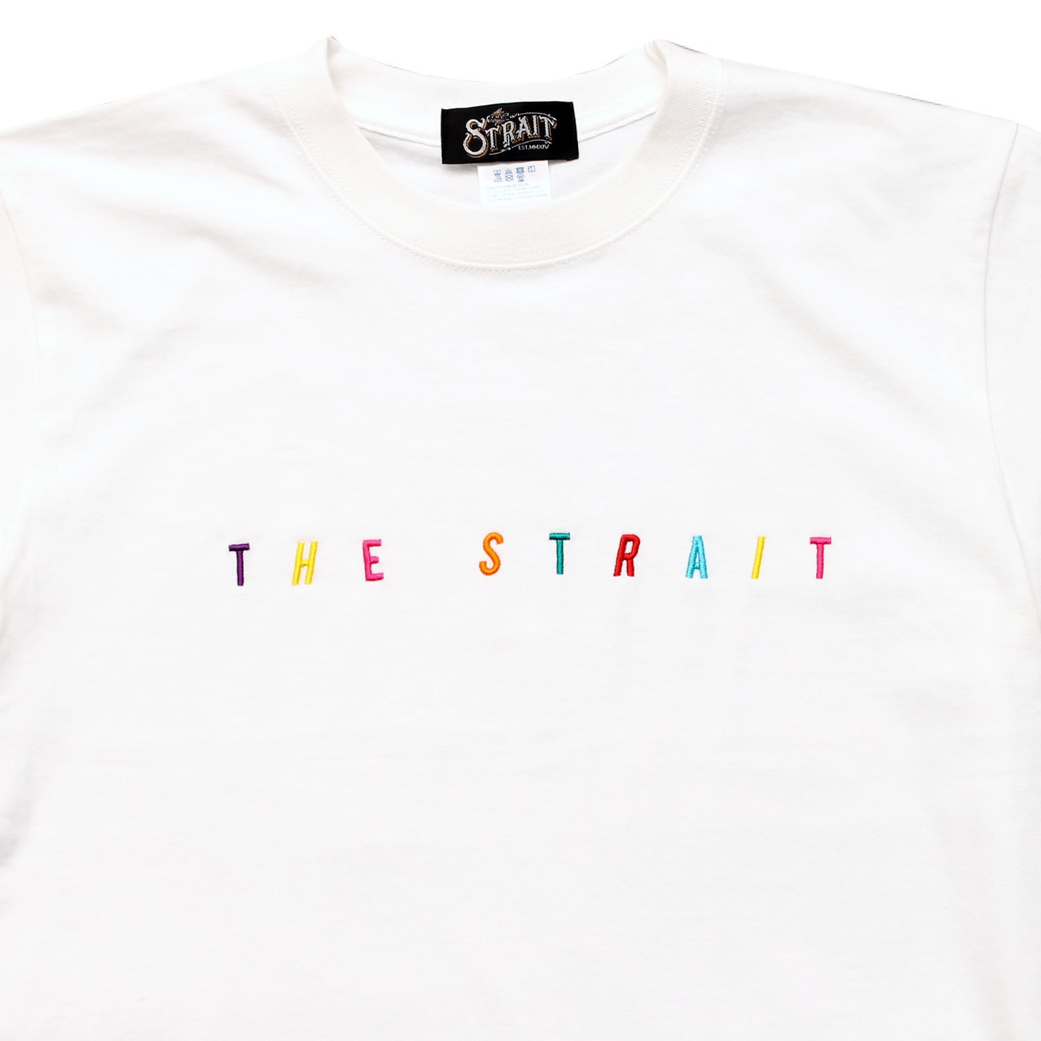 MULTI COLOR LOGO T-SH #WHITE