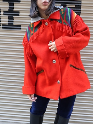 80s Neiman Marcus blanket jacket【1892】