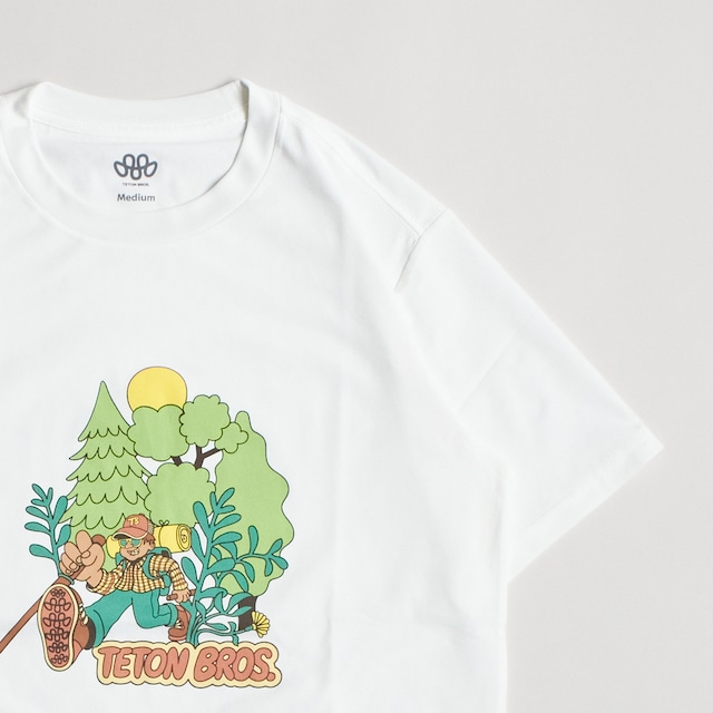 Teton Bros.（ティートンブロス）WS  TB Tread Tee  White トニーTシャツ レディース