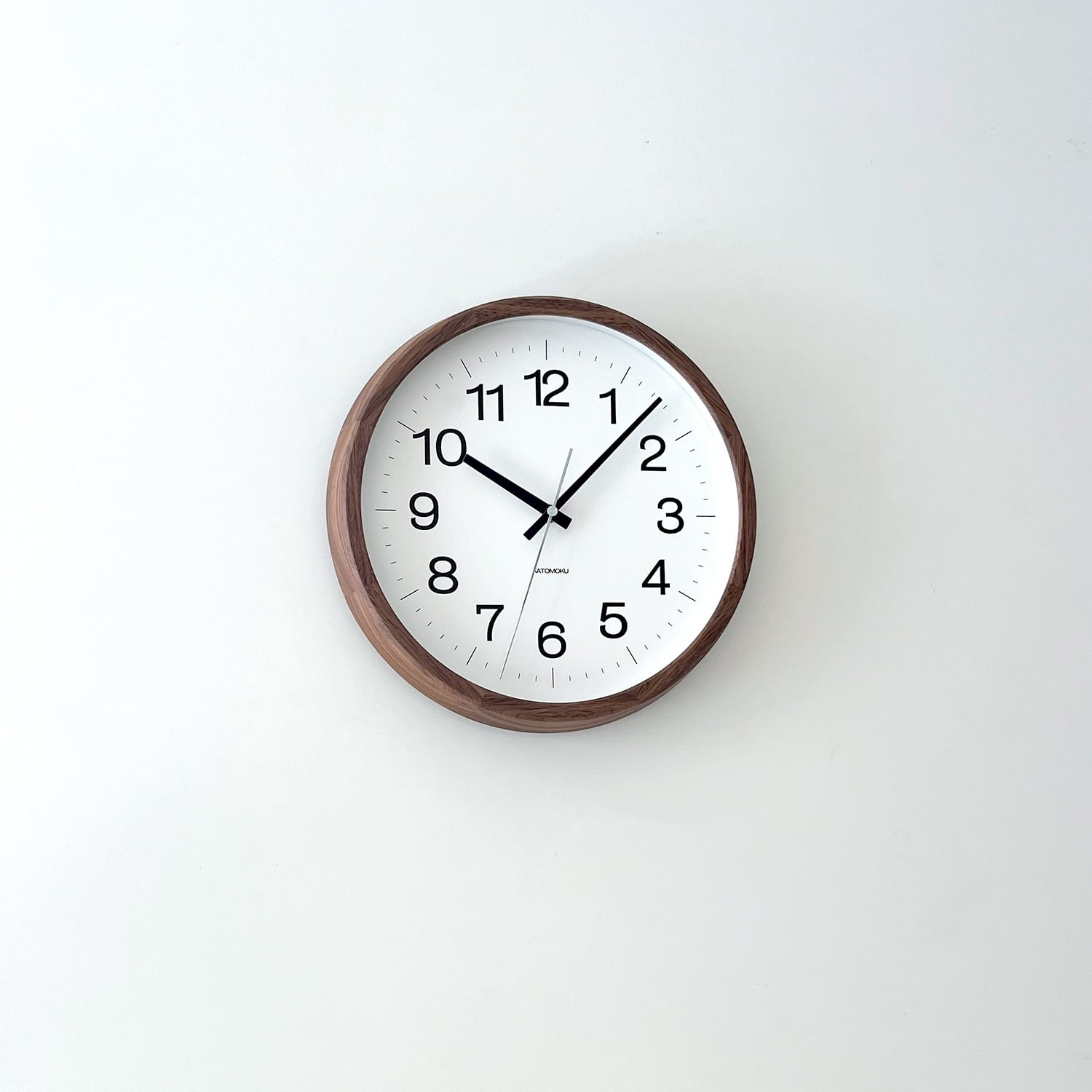 【特価商品】KATOMOKU muku clock 16 ウォールナット km- KATOMOKU muku clock 16 ウォールナット km-113WA 掛け時計 | 加藤木工