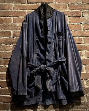 【Caka act3】80's “Yves Saint Laurent” Vintage Velour Gown