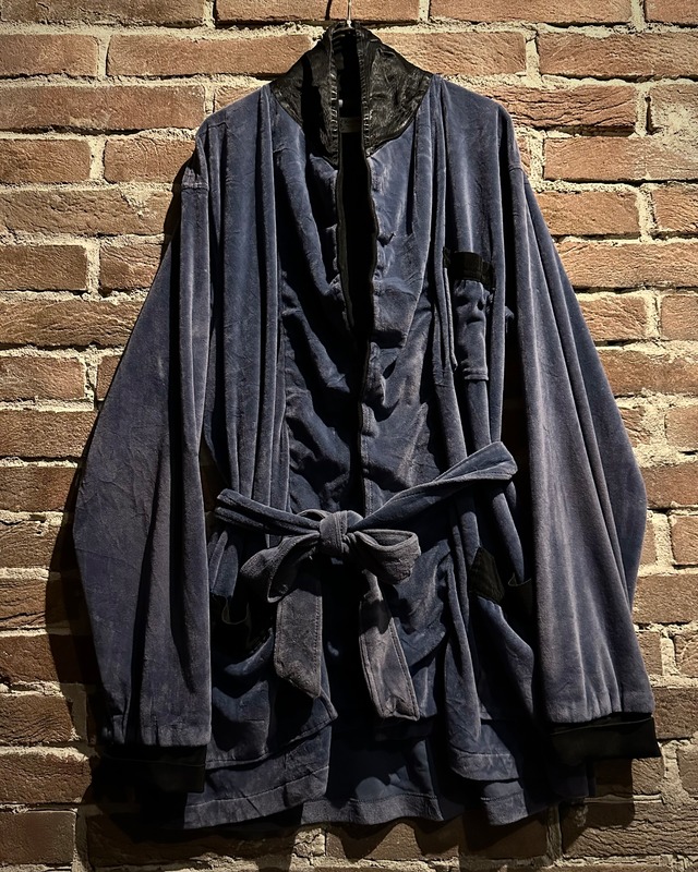 【Caka act3】80's “Yves Saint Laurent” Vintage Velour Gown