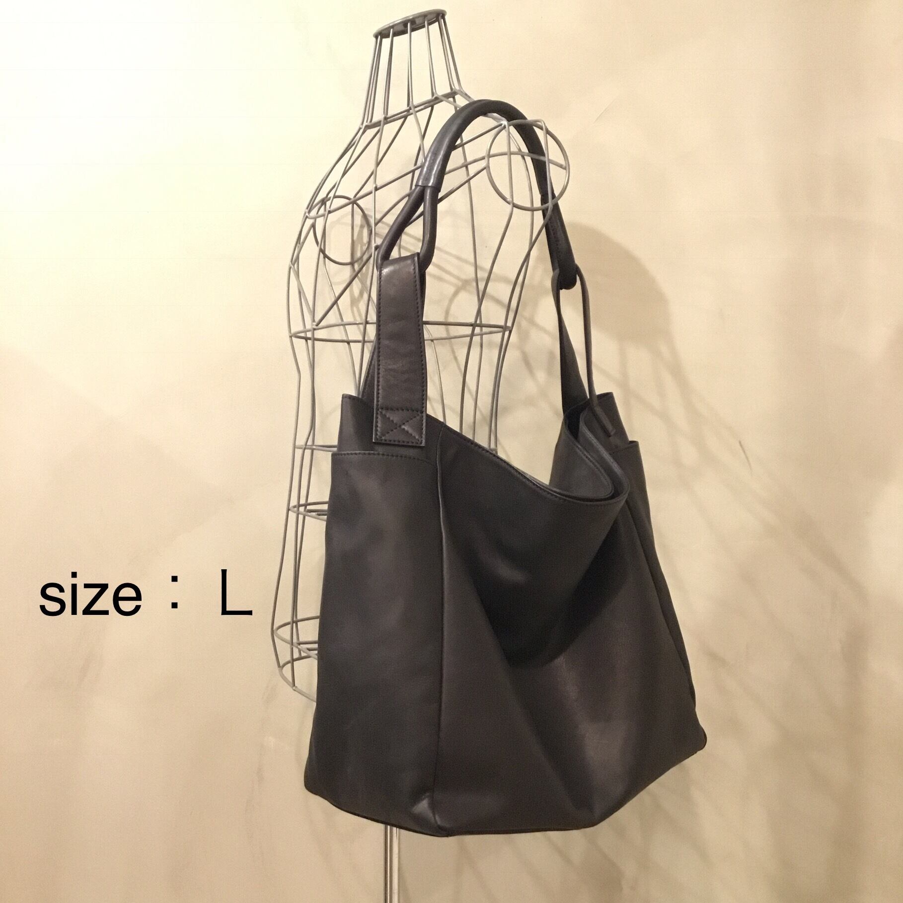 美品【SITA PARANTICA】トートバッグ　Lサイズ　ブラック　完売品