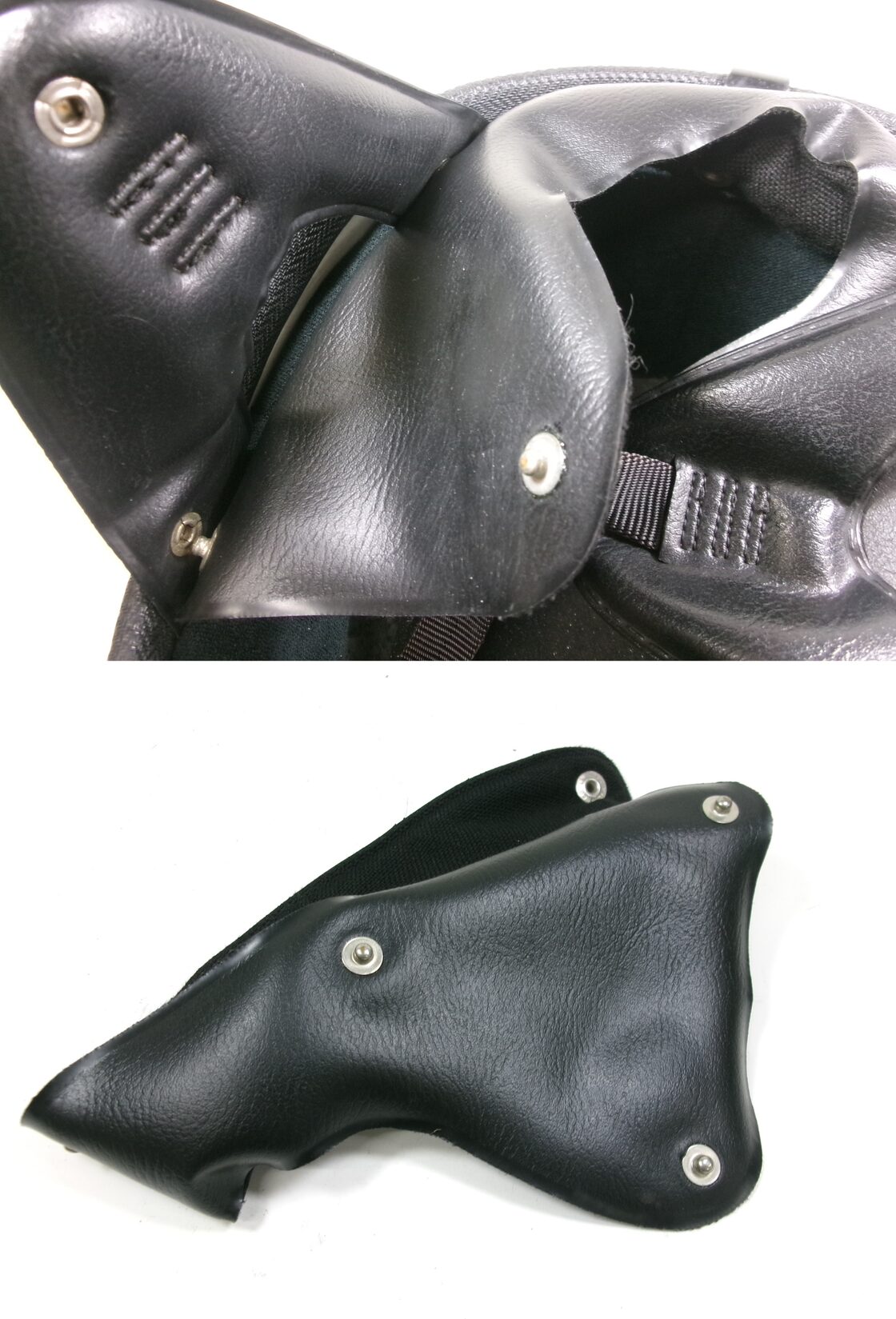 60s BUCO PROTECTOR ハーフヘルメット 目深加工済み M 純正イヤー 