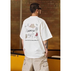 Camp out graphic tee 1013