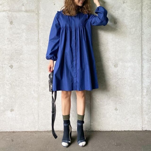 スモックワンピース ネイビー Linkable