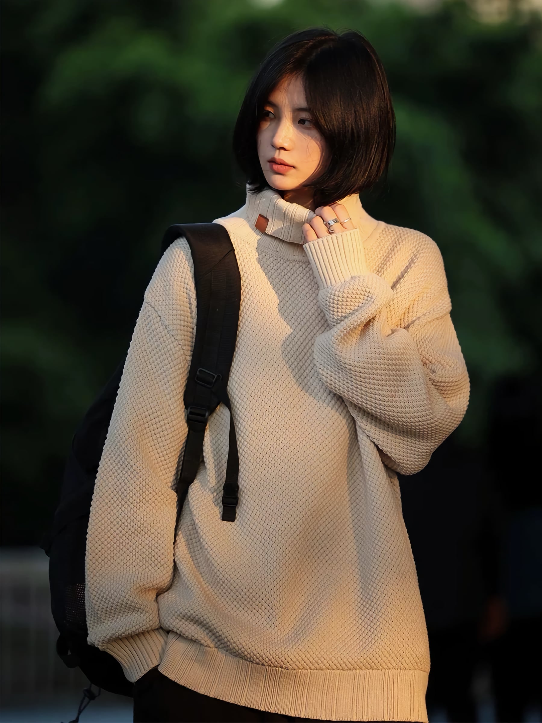 オーバーサイズタートルネックセーター / Oversized Turtleneck オーバーサイズタートルネックセーター / Oversized Turtleneck