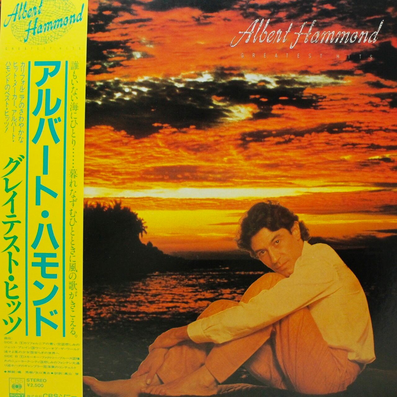 Albert Hammond / Greatest Hits [25AP 2098] - 画像1