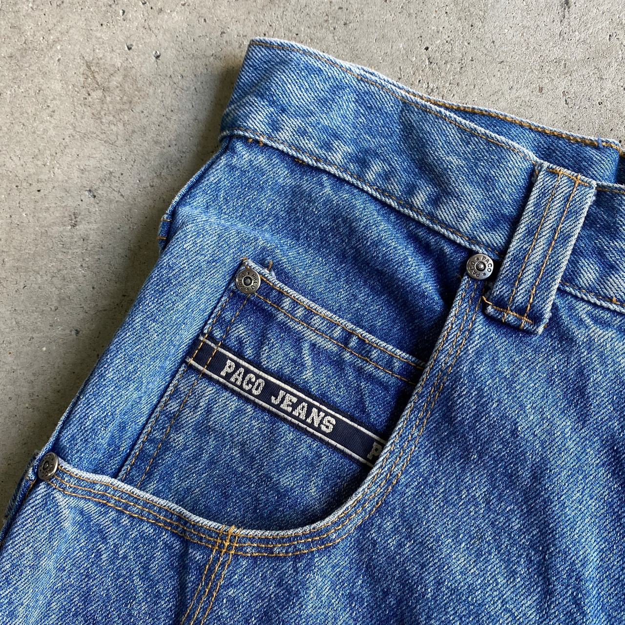 90年代 PACO JEANS ワイド ペインター バギー デニムパンツ メンズW30 
