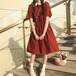 ✞ ガーリーなワンピース スウィート キュート カジュアル 体型カバー ✞ゴスロリ SM ミリ 甘ロリ クラロリ 和ロリ エレガント 黒ロリ 姫ロリ 華ロリ BB-BB9806765
