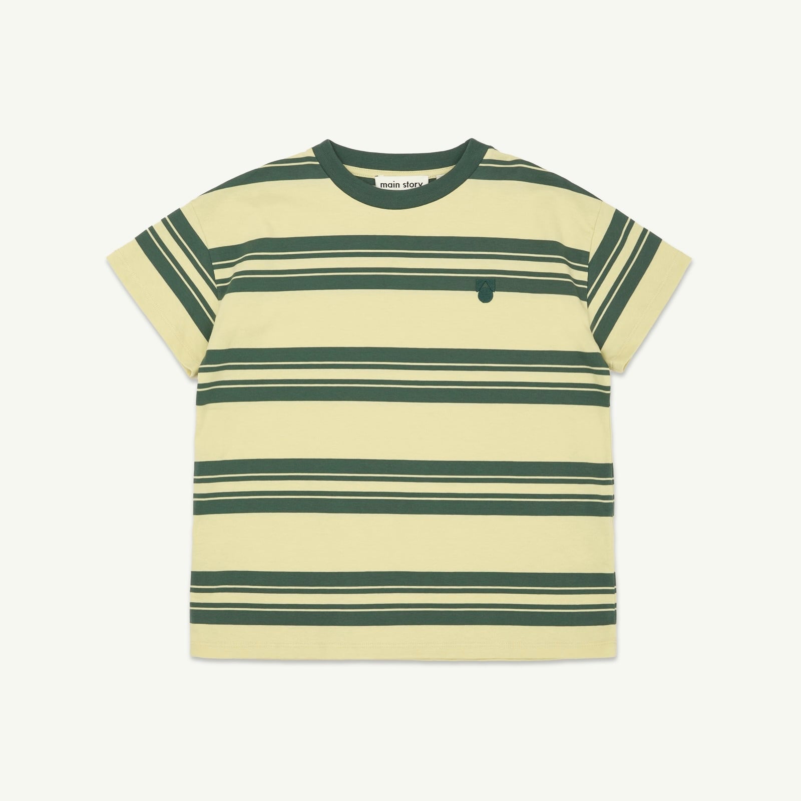 《main story 2025AW》Loose Tee / Moth Stripe