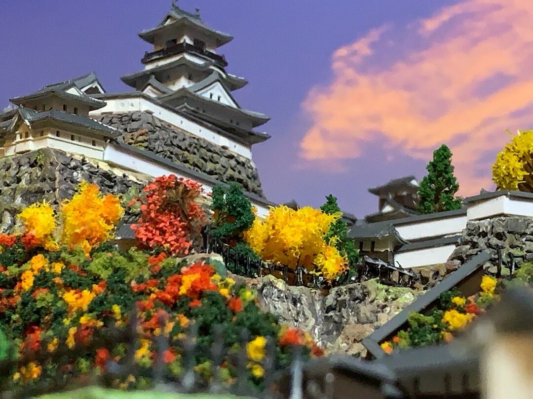 ☆完成品 鹿苑寺 金閣寺 ケース付き ミニ18サイズ 日本の寺 世界遺産