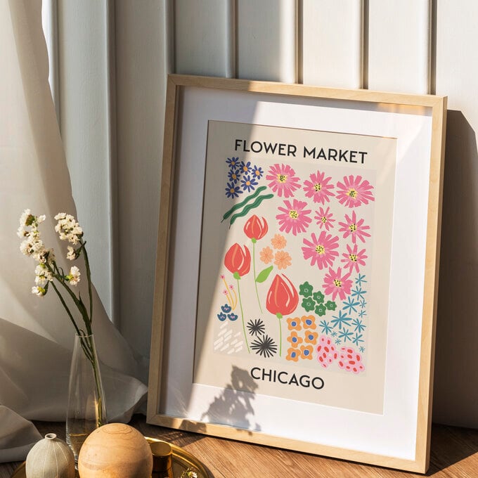 アートポスター アンディ・ウォーホル 花 ミュージアムポスター 7月