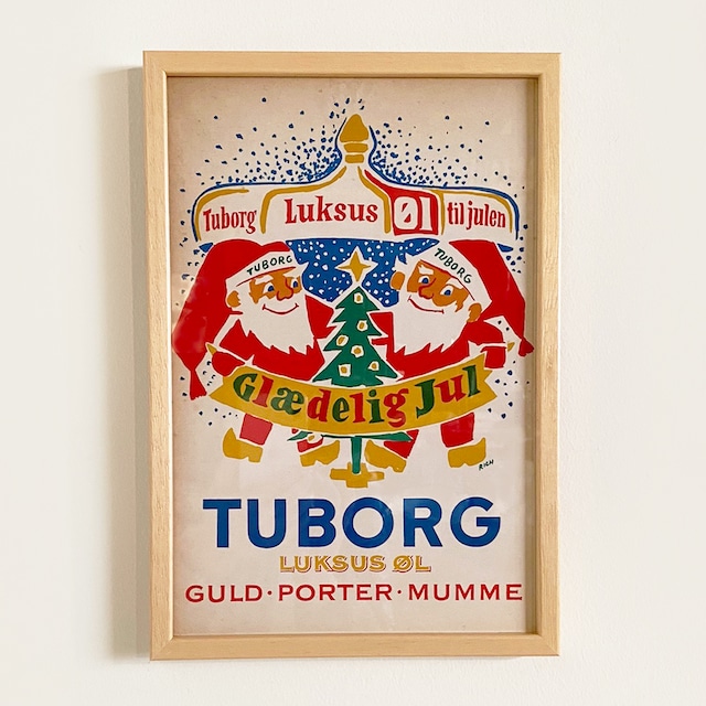 Christmas vintage poster / PO002  ** free shipping **