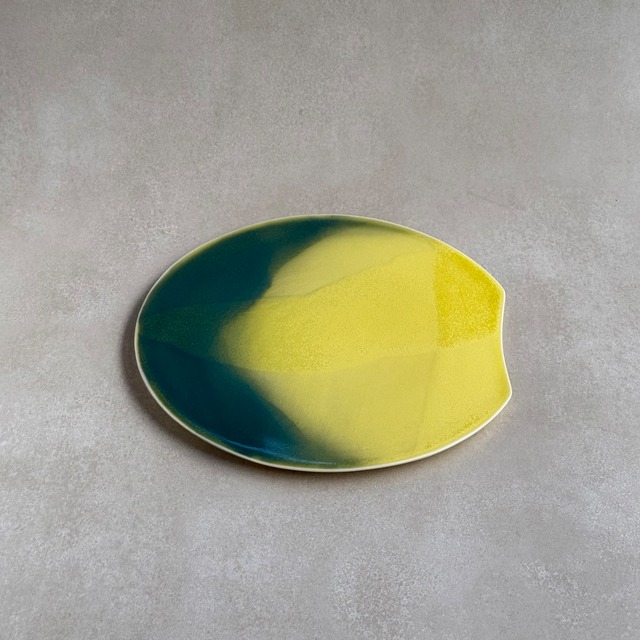 遠藤窯 　フラットプレート　月　