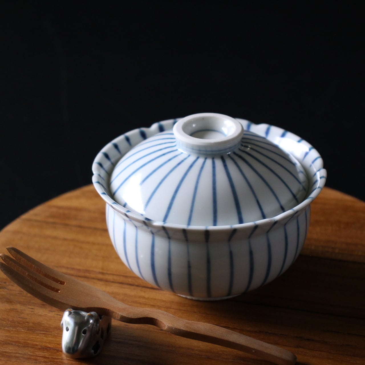 益子焼 蓋物 ボンボニエール