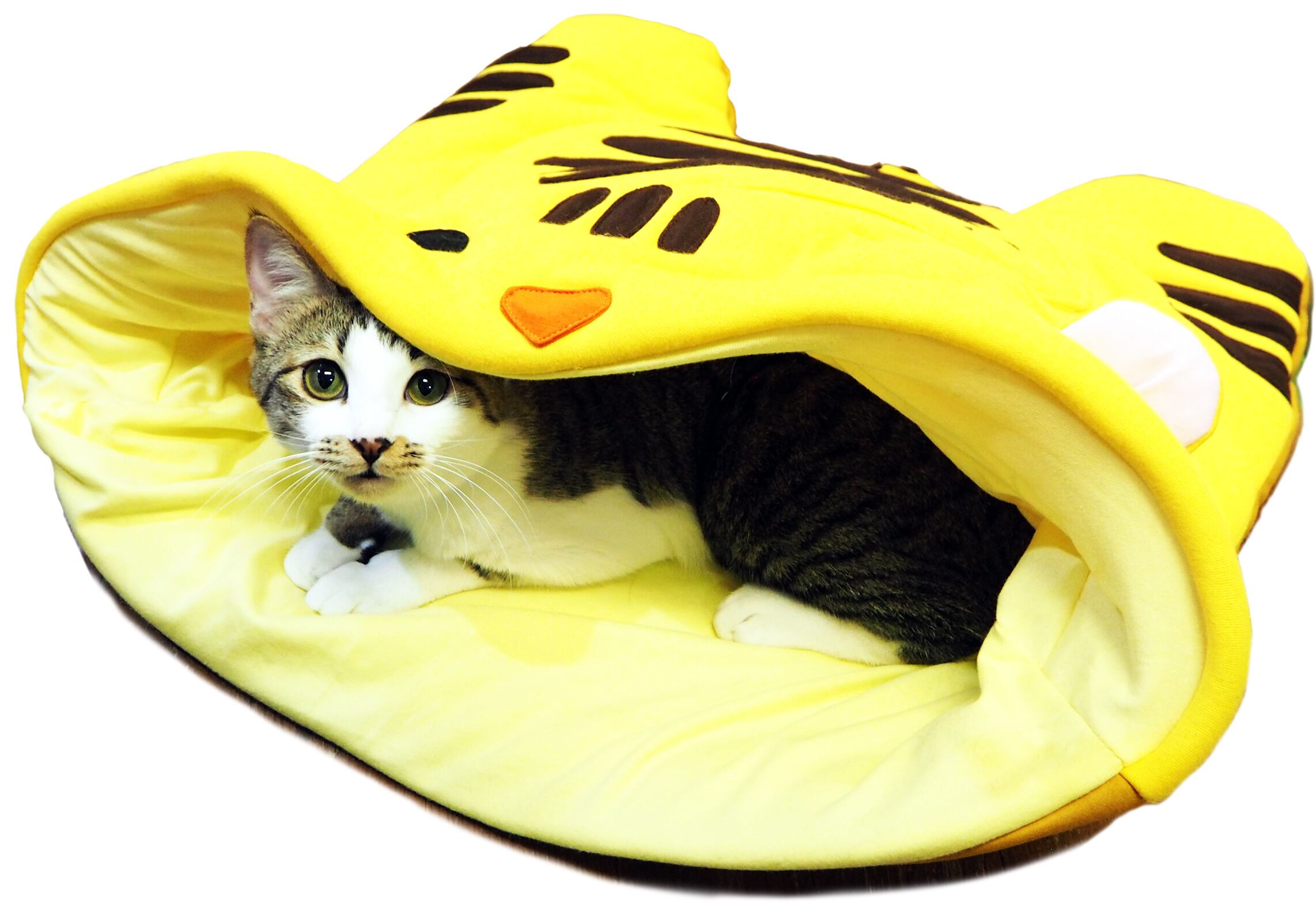 【猫ちゃん用】ねこちゃんの大きな寝ぶくろ　トラ