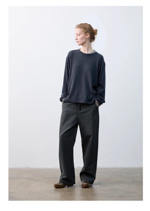 DECESOLO 26AW リラックスフィット イージーワイドパンツ