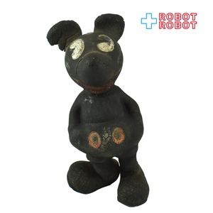 Seiberling社 ミッキーマウス ラテックス製フィギュア 黒 1930年代