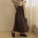 レトロチェック柄バルーンスカート ・12744