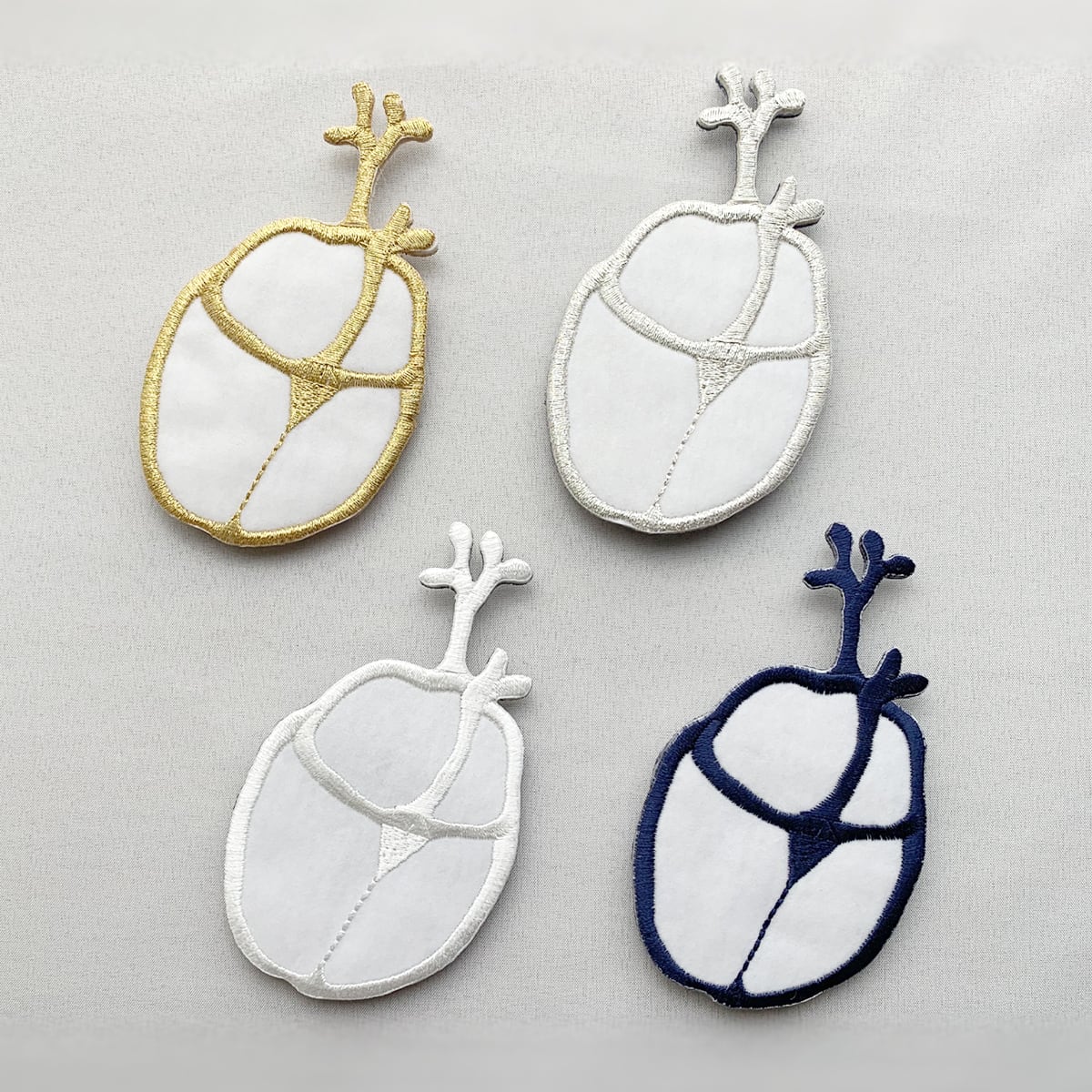 刺繍ブローチ ga.la (br-130)4色