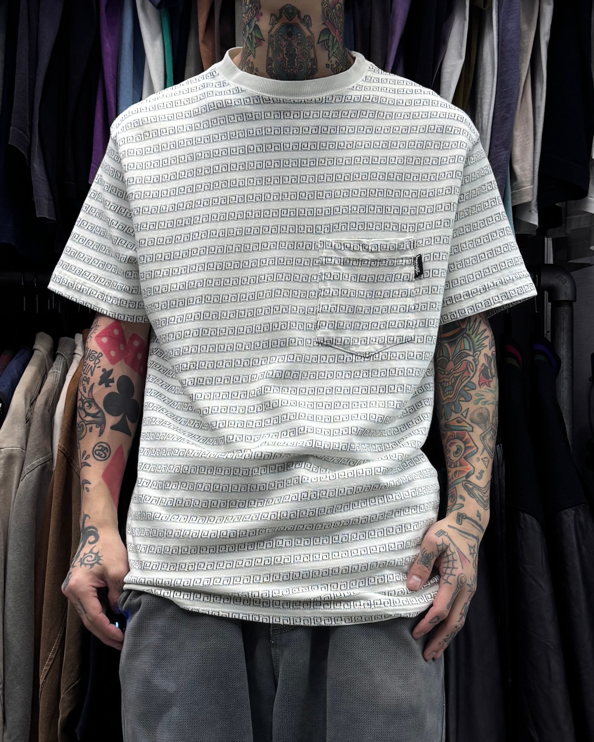80's~90's old stussy “Surf Skull” Design Tee “黒タグ” “サーフ