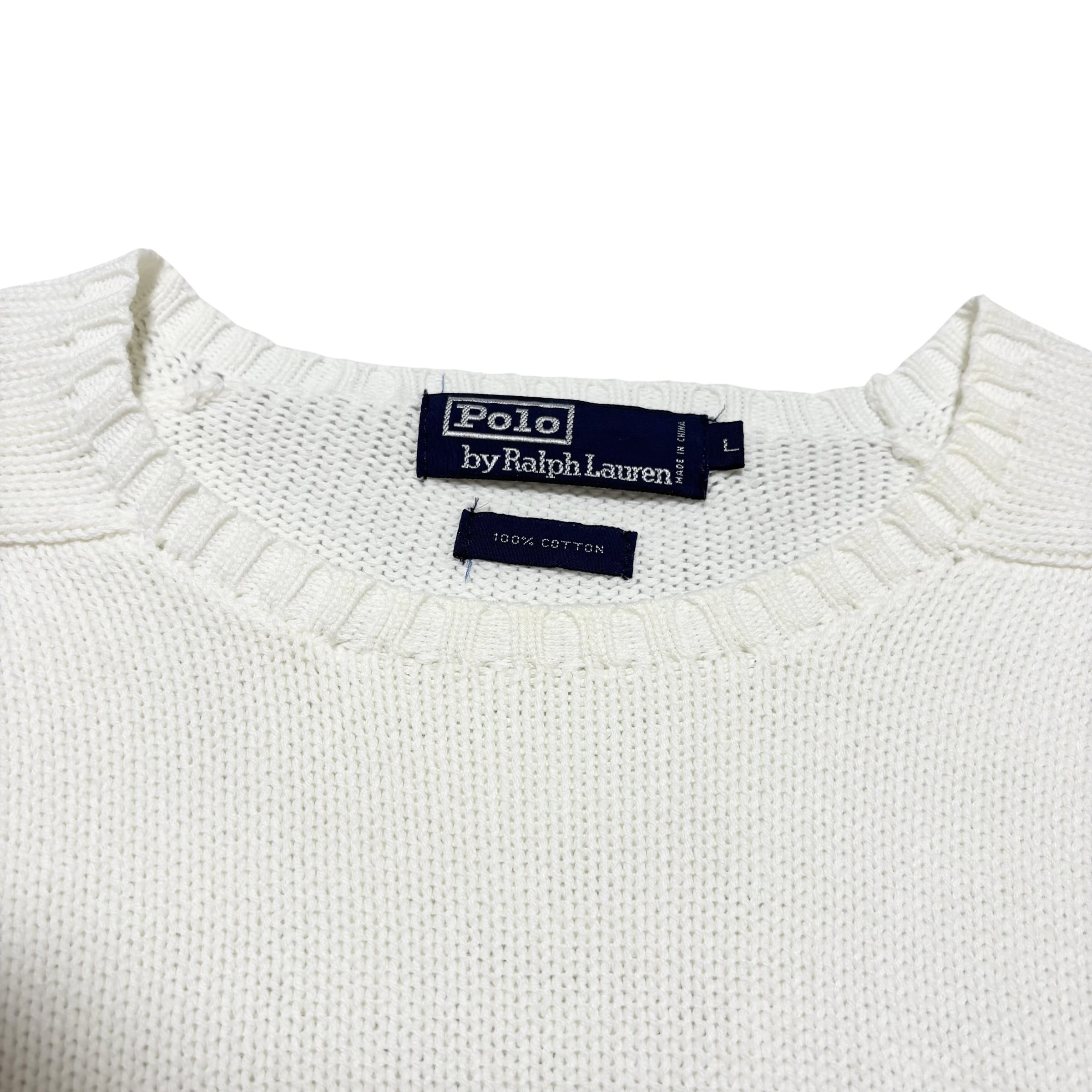 古着 ポロバイラルフローレン Polo by Ralph Lauren コットンニット