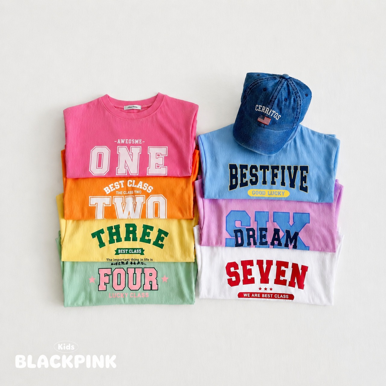[BLACKPINK] 7days Short sleeve T-shirt (2XL) / [블랙핑크] 7days반팔티 (2XL)