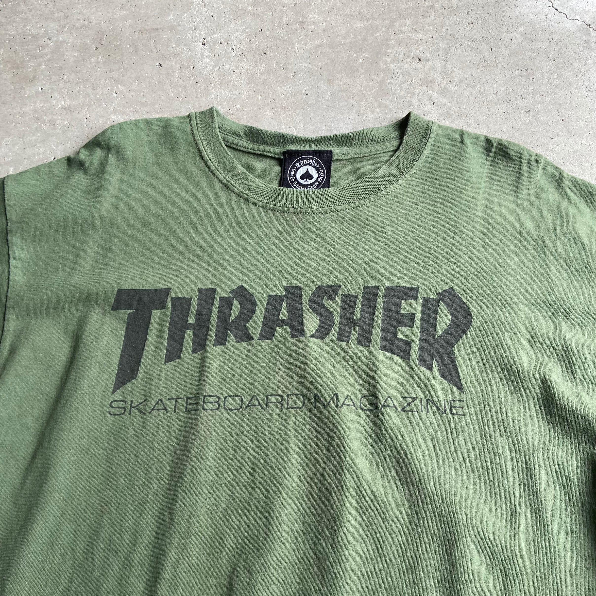 THRASHER スラッシャー スケートボード マガジン ロゴTシャツ メンズXL ...